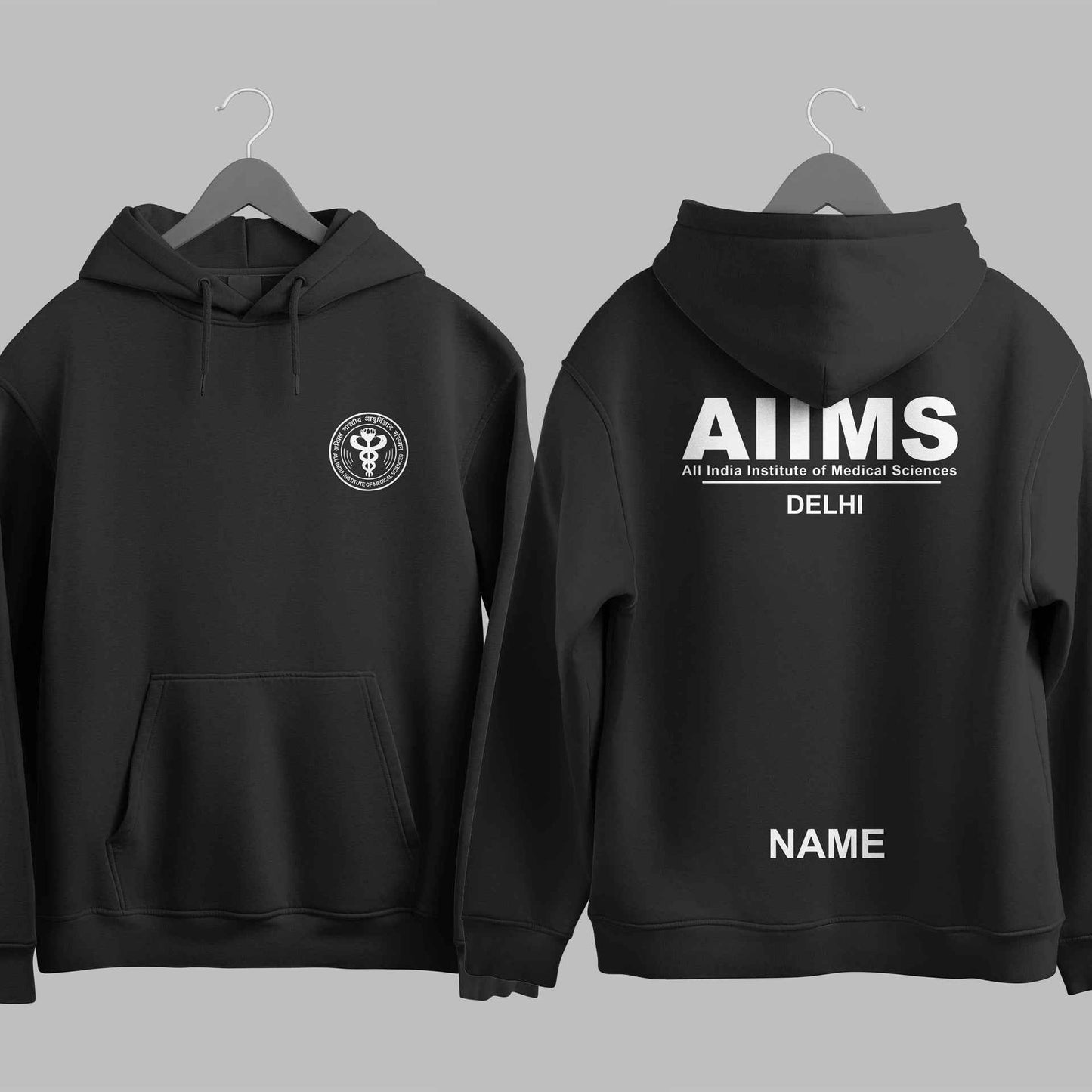 The AIIMS Delhi Minimalist Hoodie - 320GSM