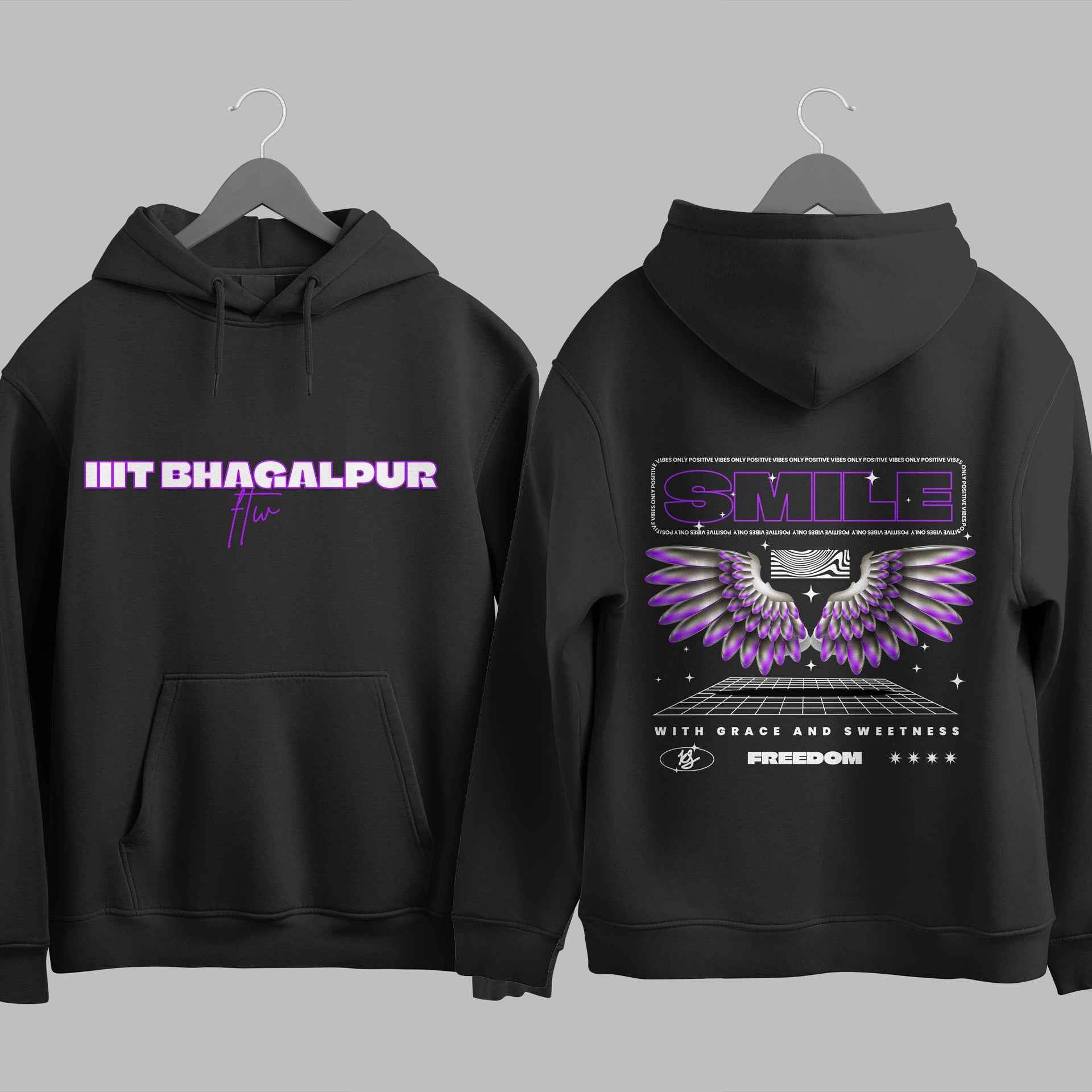 The IIIT Bhagalpur Ascend Hoodie - 320GSM