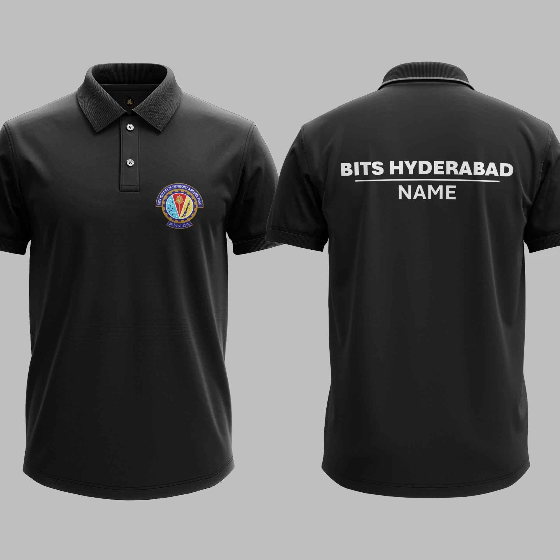 The BITS Hyderabad Prestige Polo Tee - 200GSM