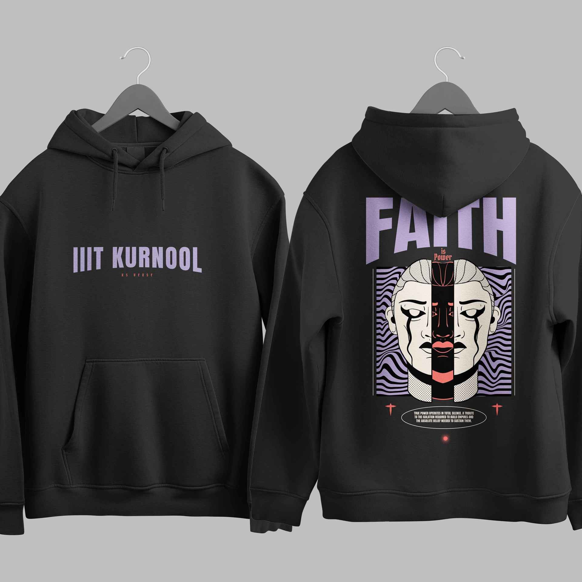 The IIIT Kurnool Void Duality Hoodie - 320GSM