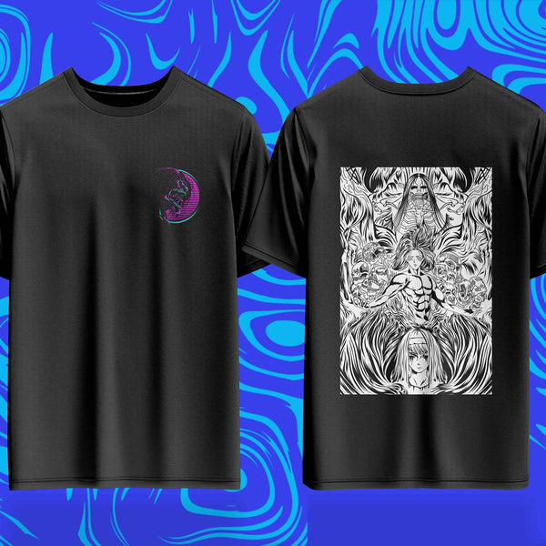 Primal Chaos Oversized Tee - 240GSM Archive