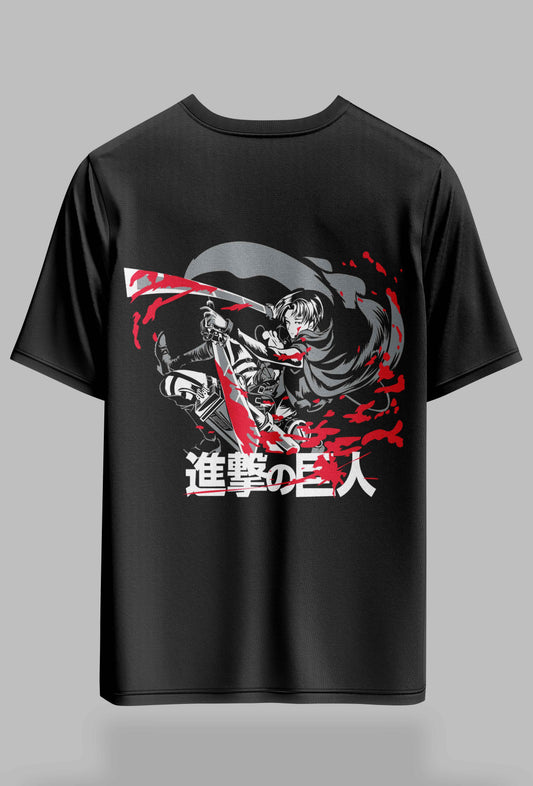 IIT Dhanbad AOT Bloodline Drop 240GSM oversized tee – KS Verse – detail view