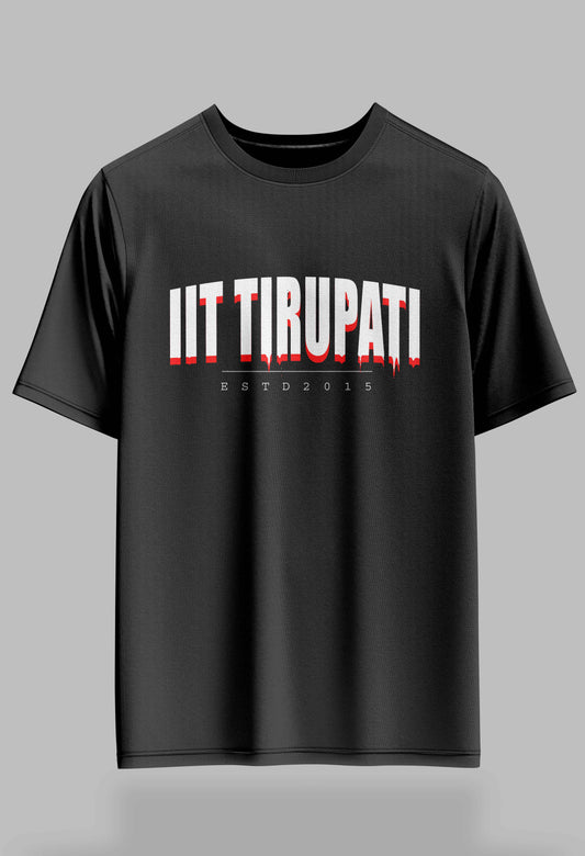 IIT Tirupati AOT Bloodline Drop –  240GSM Oversized Tee