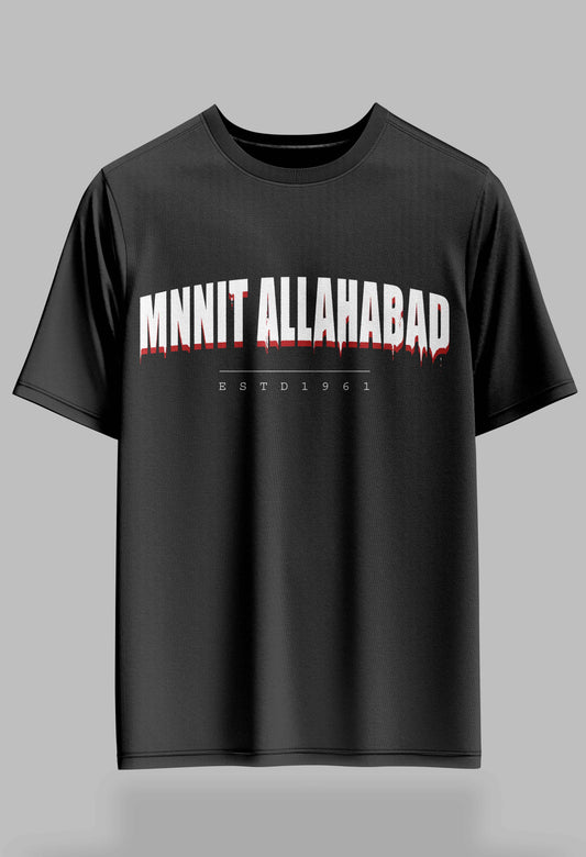 MNNIT Allahabad AOT Bloodline Drop – 240GSM  Oversized Tee