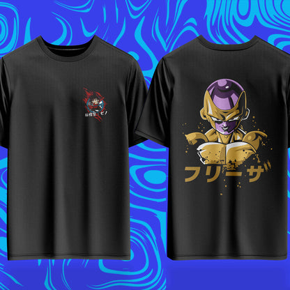 Golden Tyrant Frieza Oversized Tee – 240GSM Archive