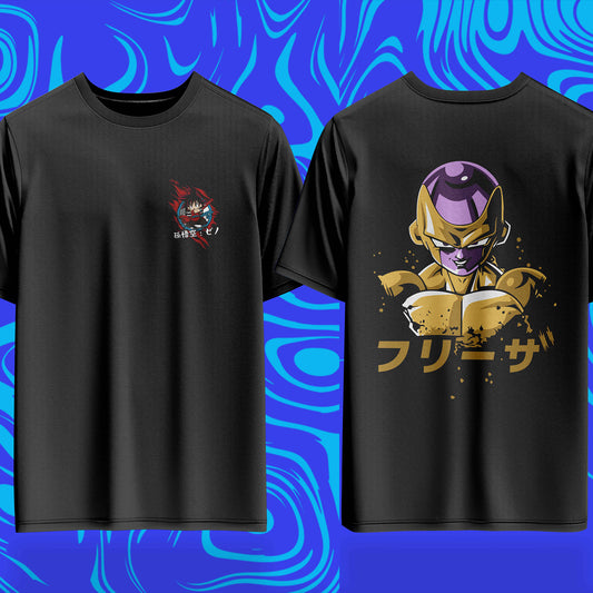 Golden Tyrant Frieza Oversized Tee – 240GSM Archive