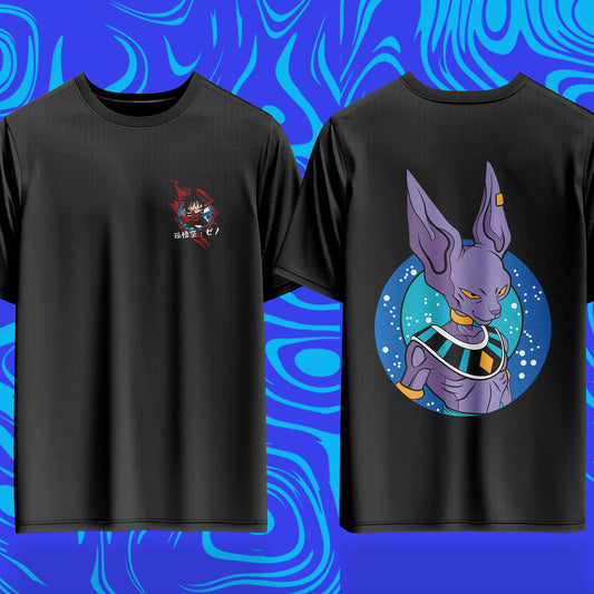 God of Destruction Beerus Oversized Tee – 240GSM Archive