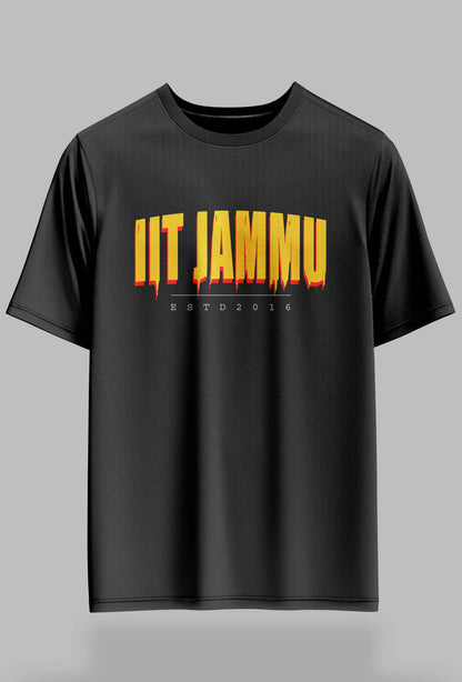 IIT JAMMU Gravity Drop -  240GSM Oversized Tee