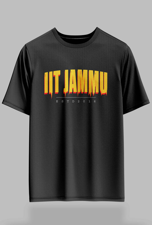 IIT JAMMU Gravity Drop -  240GSM Oversized Tee