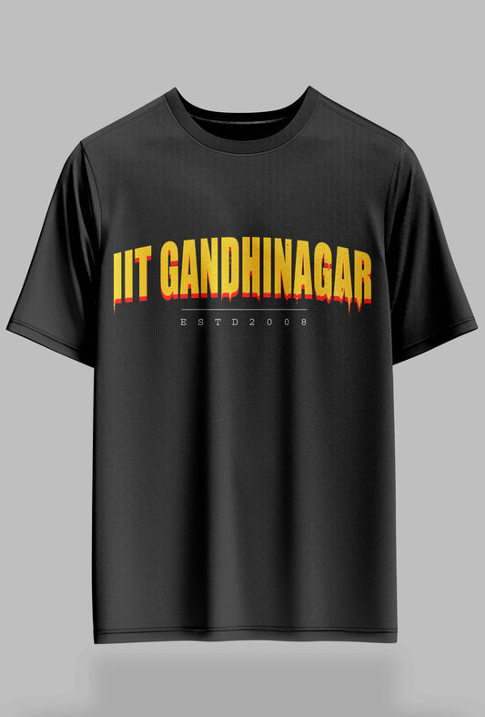 IIT Gandhinagar Gravity Drop -  240GSM Oversized Tee