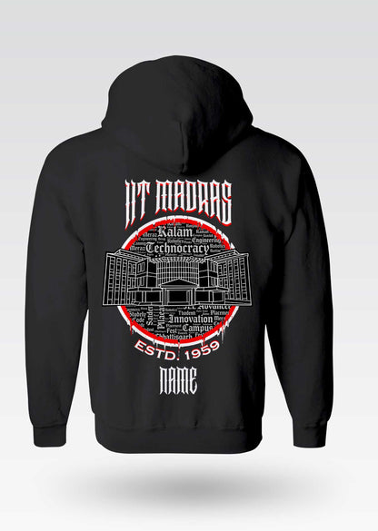 IIT Madras Legacy Armour Zipper Jacket  (Print Your Name) – 320GSM