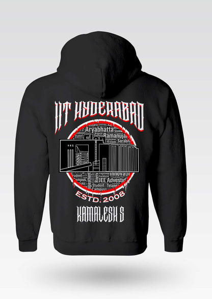 IIT Hyderabad Legacy Armour Zipper Jacket  (Print Your Name) – 320GSM