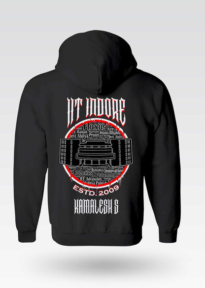 IIT Indore Legacy Armour Zipper Jacket  (Print Your Name) – 320GSM