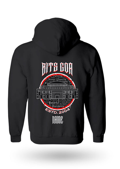 BITS Goa Legacy Armour Zipper Jacket  (Print Your Name) – 320GSM