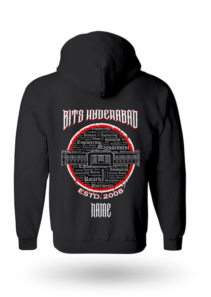BITS Hyderabad Legacy Armour Zipper Jacket  (Print Your Name) – 320GSM