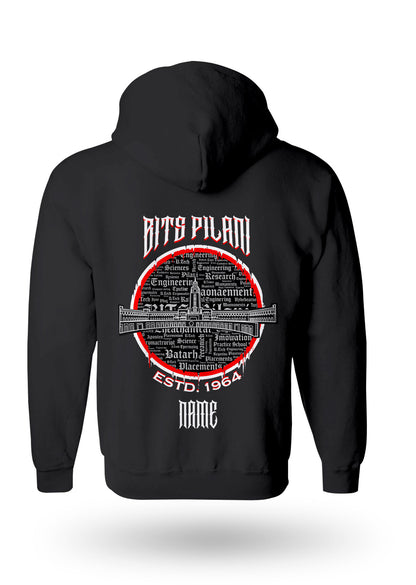 BITS Pilani Legacy Armour Zipper Jacket  (Print Your Name) – 320GSM