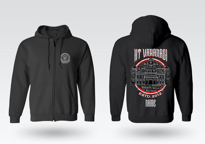 IIT (BHU) Varanasi Legacy Armour Zipper Jacket  (Print Your Name) – 320GSM