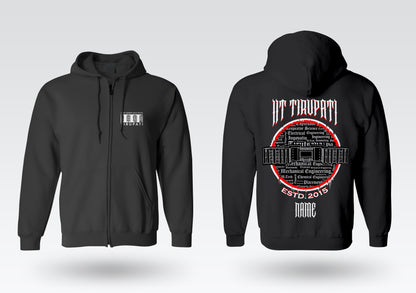 IIT Tirupati Legacy Armour Zipper Jacket  (Print Your Name) – 320GSM