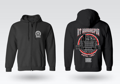 IIT Kharagpur Legacy Armour Zipper Jacket  (Print Your Name) – 320GSM