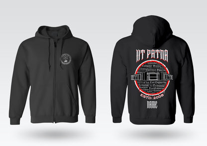 IIT Patna Legacy Armour Zipper Jacket  (Print Your Name) – 320GSM