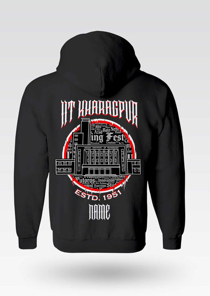 IIT Kharagpur Legacy Armour Zipper Jacket  (Print Your Name) – 320GSM