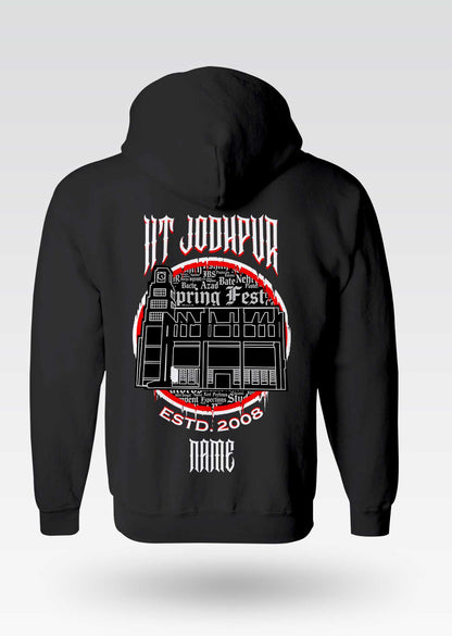 IIT Jodhpur Legacy Armour Zipper Jacket  (Print Your Name) – 320GSM