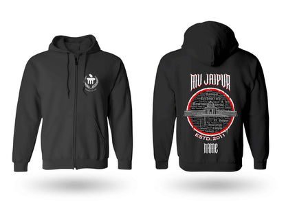 MU Jaipur Legacy Armour Zipper Jacket  (Print Your Name) – 320GSM