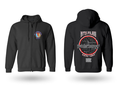 BITS Pilani Legacy Armour Zipper Jacket  (Print Your Name) – 320GSM