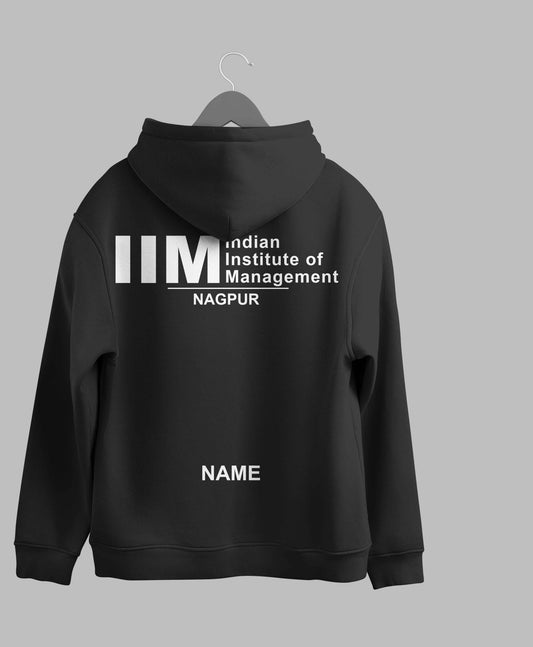 IIM Nagpur Minimalist hoodie – KS Verse – detail view