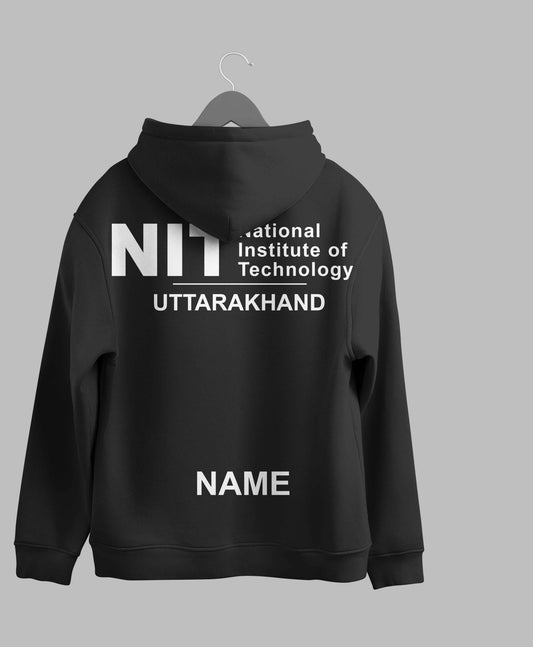 NIT Uttarakhand Minimalist hoodie – KS Verse – detail view