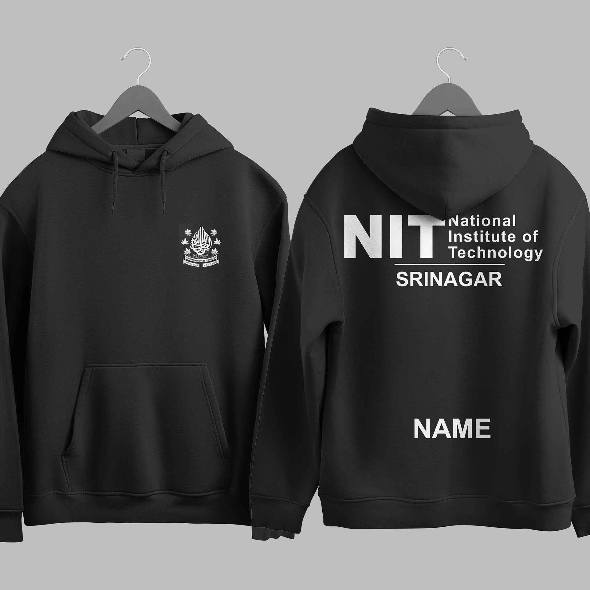The NIT Srinagar Minimalist Hoodie - 320GSM