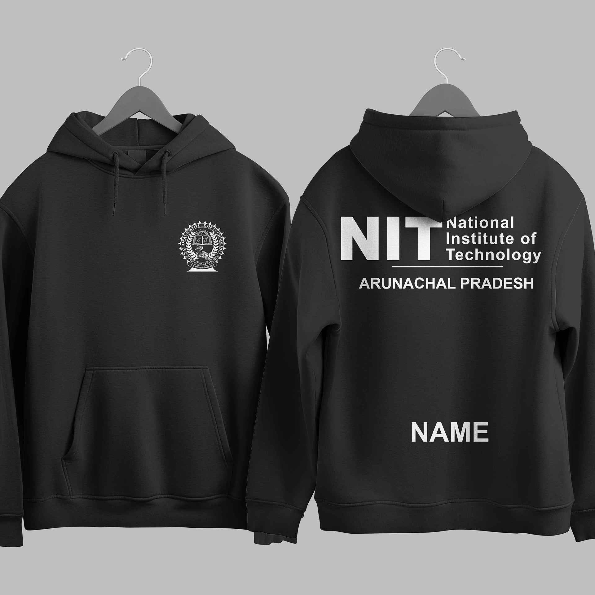 The NIT Arunachal Pradesh Minimalist Hoodie - 320GSM