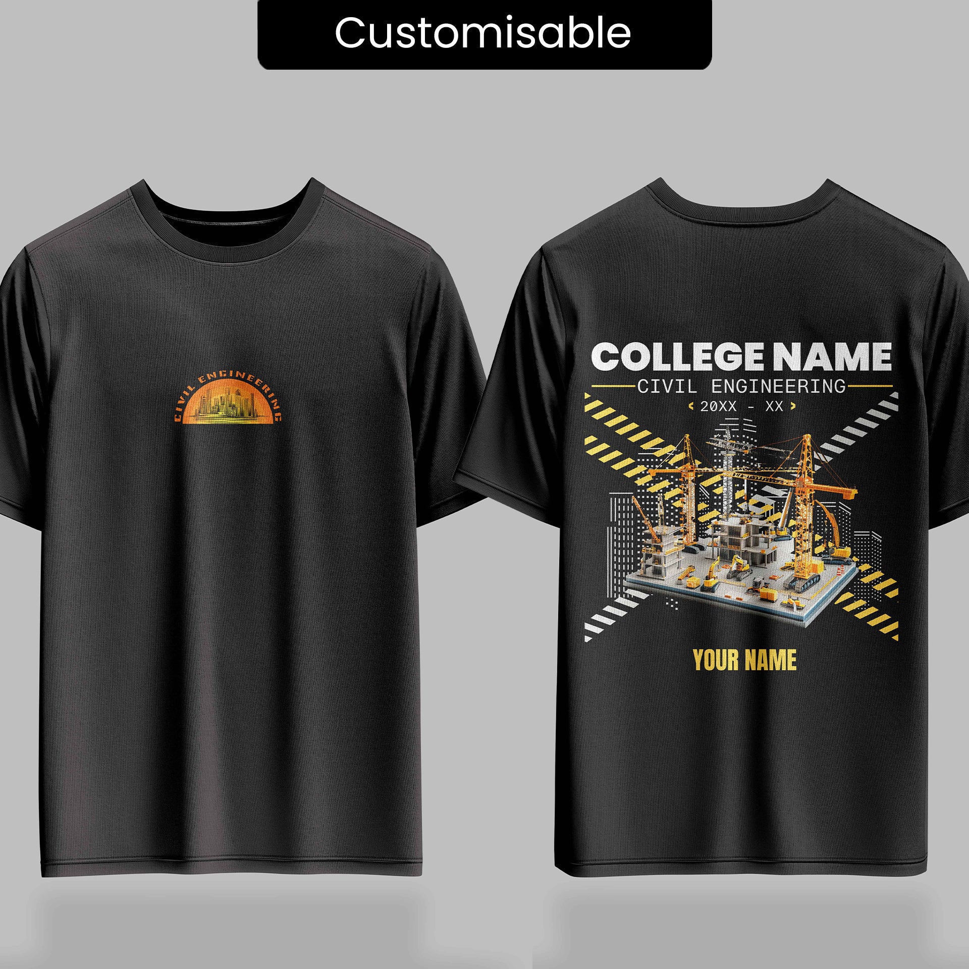 The Customisable Civil Dynamics Oversized Tee – 240GSM