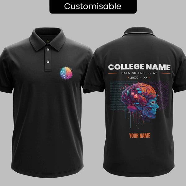 The Customisable DSAI Neural Polo Tee – 200GSM