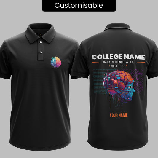 The Customisable DSAI Neural Polo Tee – 200GSM