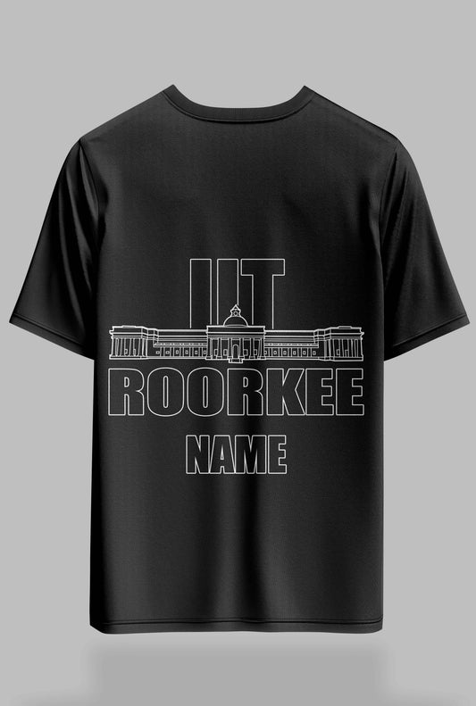 IIT Roorkee oversized tee – KS Verse – detail view