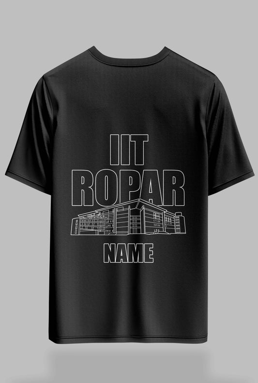 IIT Ropar oversized tee – KS Verse – detail view