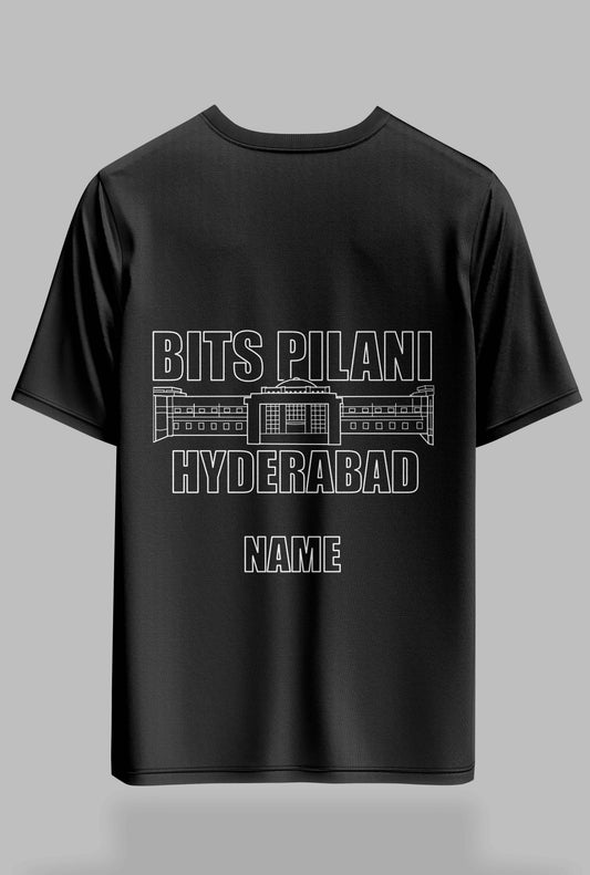BITS Hyderabad oversize tee – KS Verse – front view