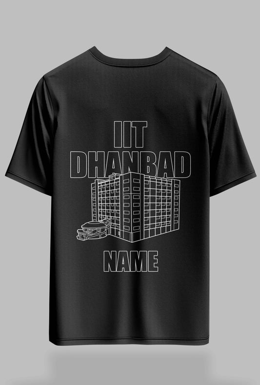 IIT Dhanbad oversize tee – KS Verse – front view
