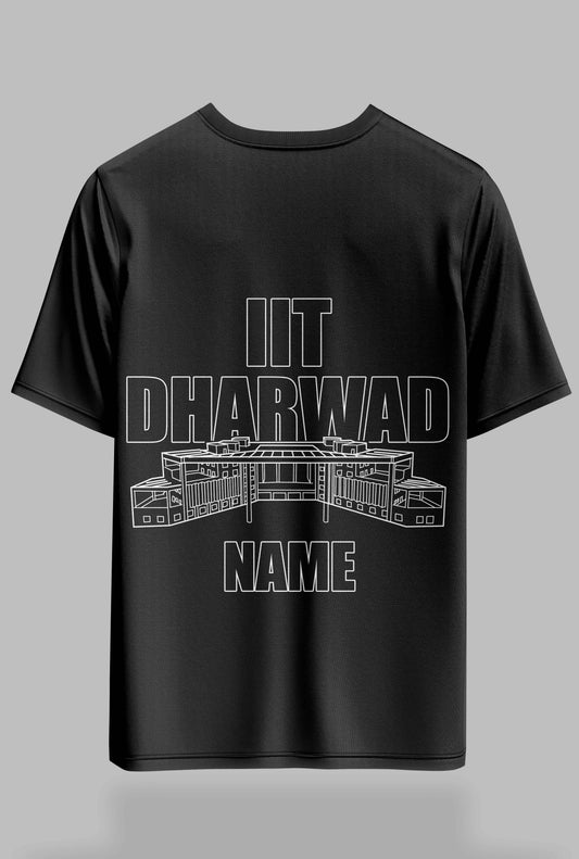 IIT Dharwad oversize tee – KS Verse – front view