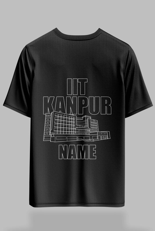 IIT Kanpur oversize tee – KS Verse – front view