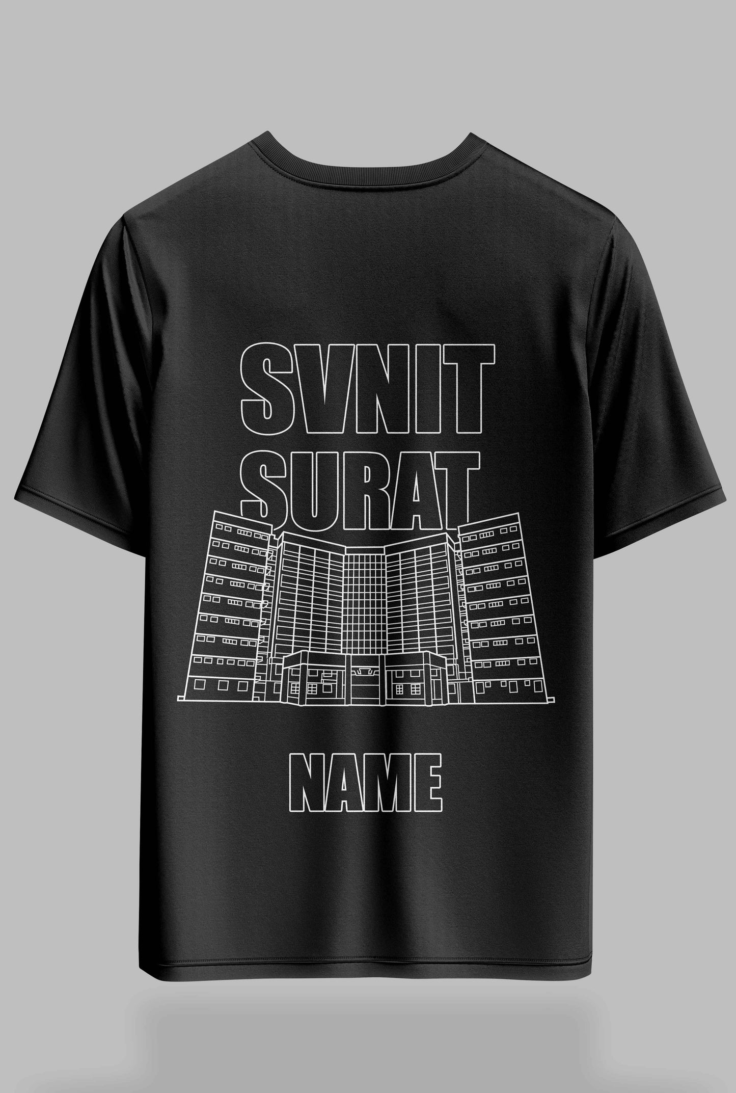 SVNIT Surat Signature Drop (Print Your Name)– 240GSM Oversized Tee