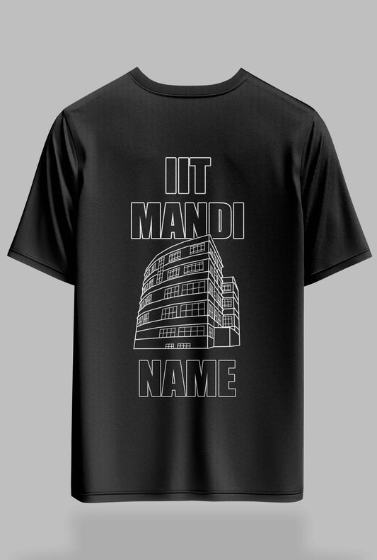 IIT Mandi oversized tee – KS Verse – detail view