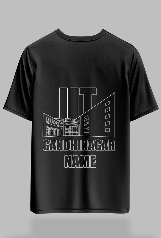 IIT Gandhinagar oversize tee – KS Verse – front view