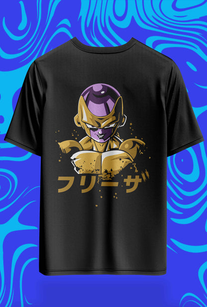 Golden Tyrant Frieza Oversized Tee – 240GSM Archive