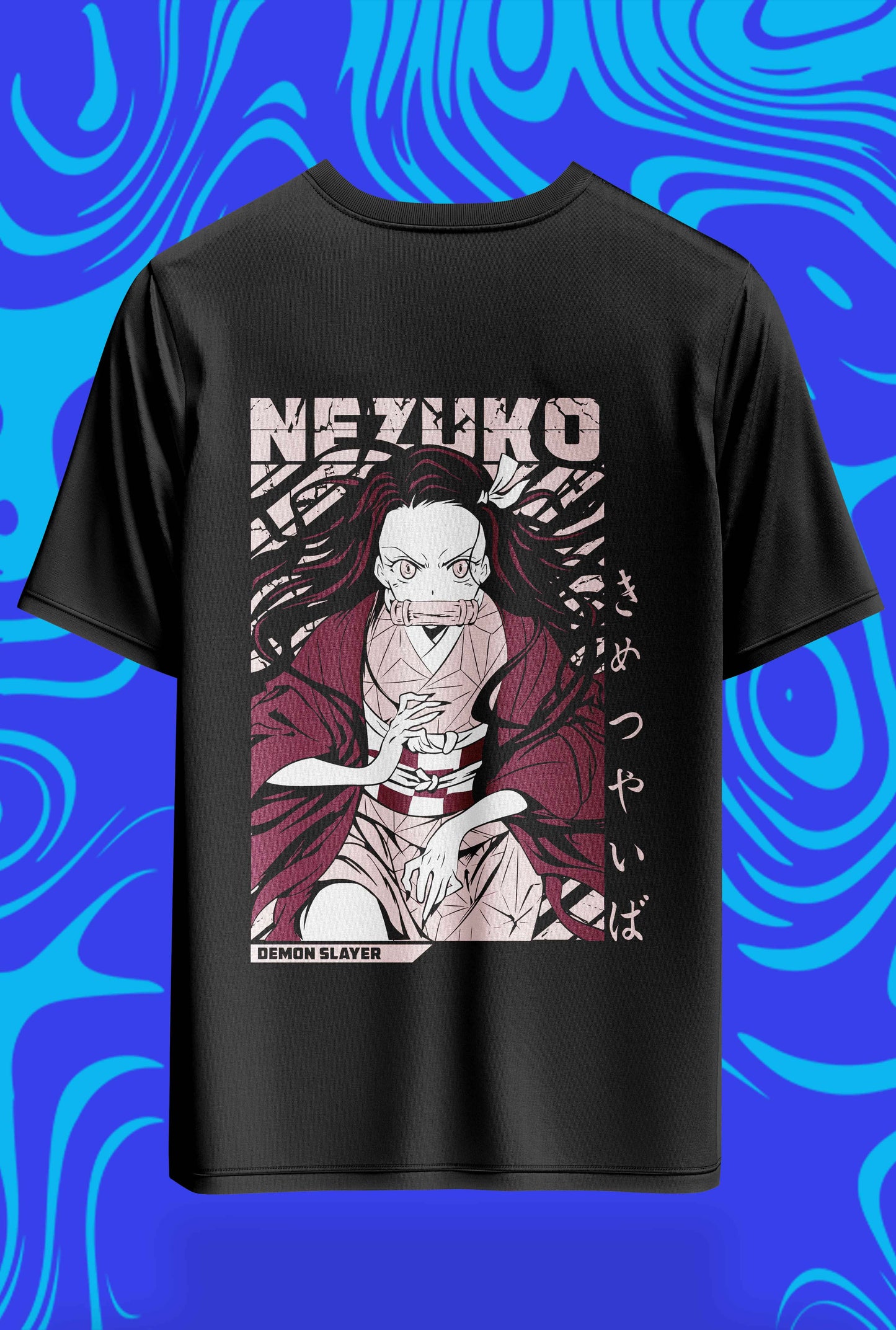 Demonic Blossom Nezuko Oversized Tee - 240GSM Archive