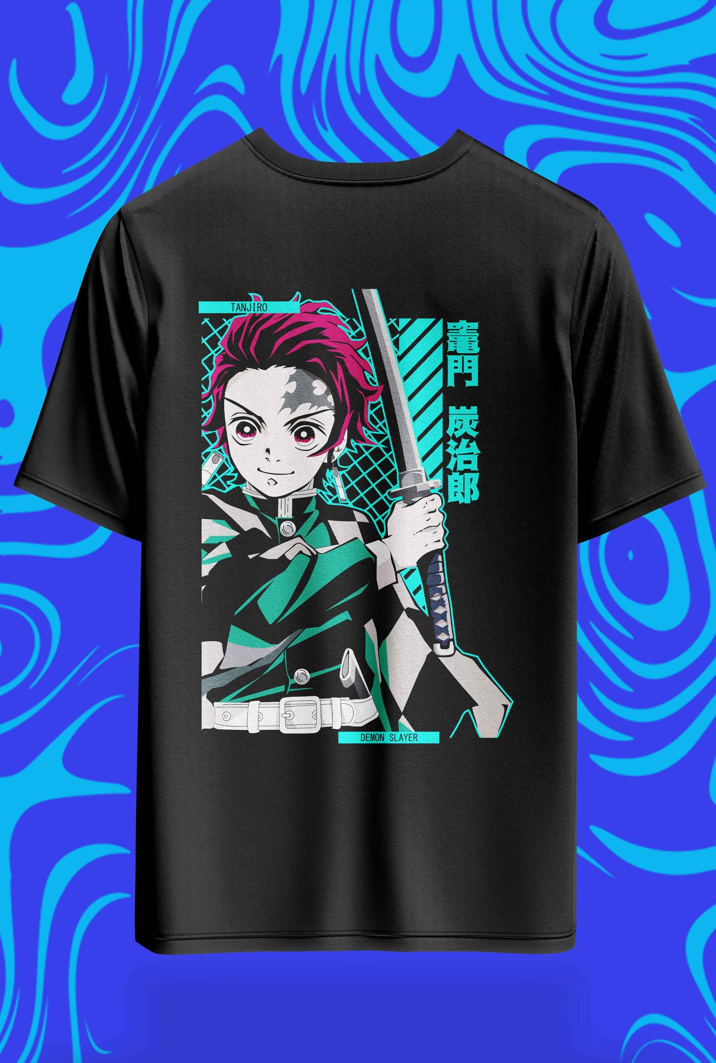 Focused Resolve Tanjiro Oversized Tee - 240GSM Archive