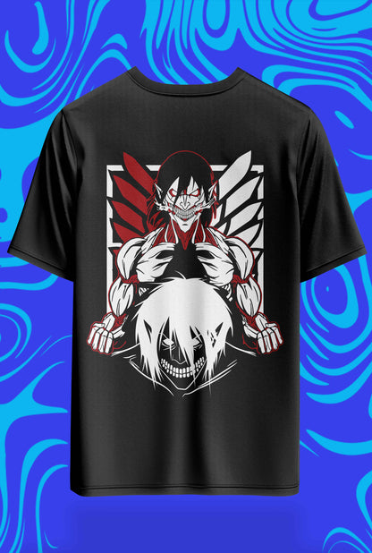 Crimson Vanguard Oversized Tee - 240GSM Archive