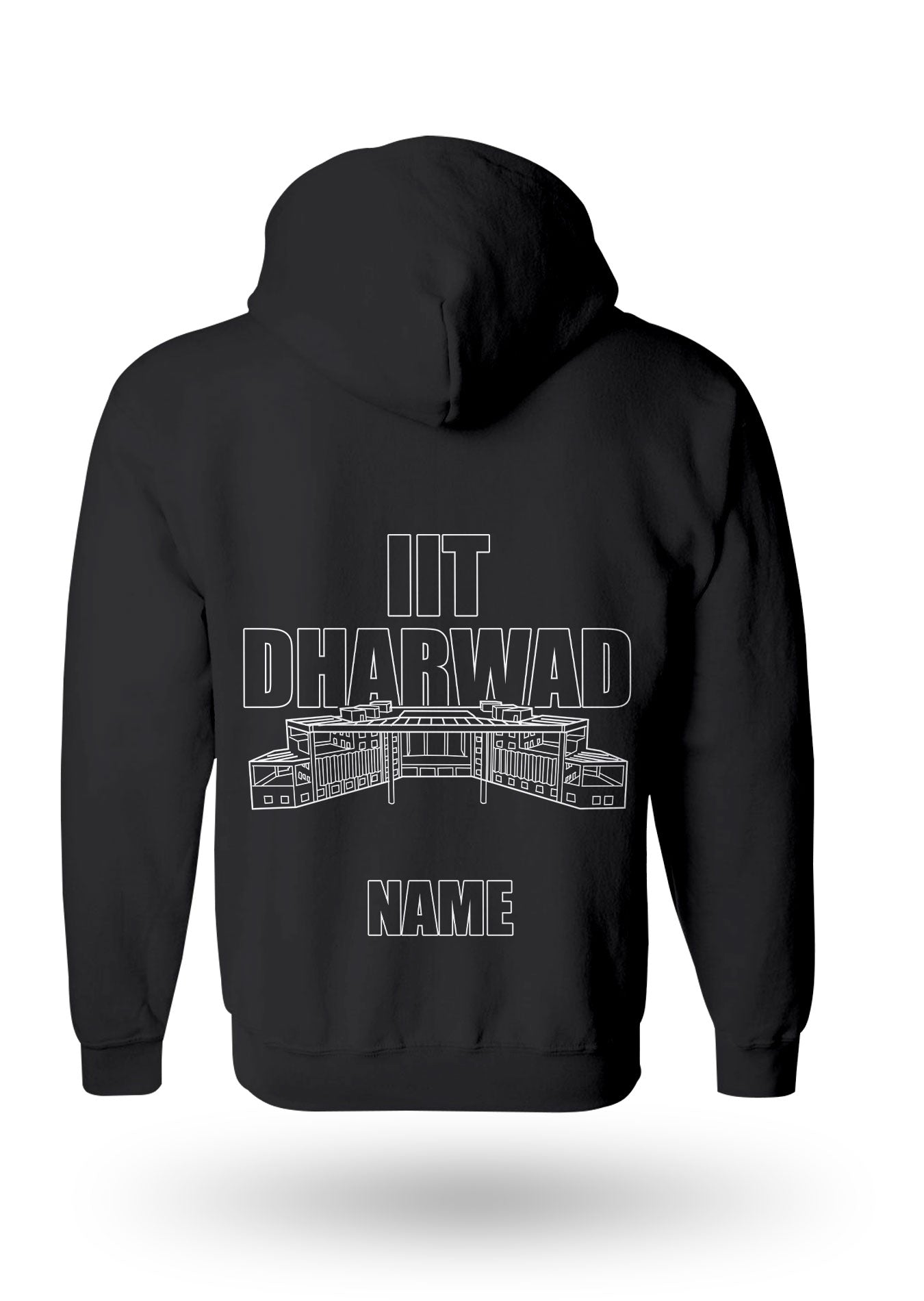 IIT Dharwad Signature Zipper Jacket  (Print Your Name) – 320GSM