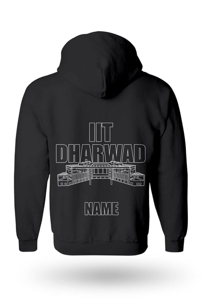 IIT Dharwad Signature Zipper Jacket  (Print Your Name) – 320GSM